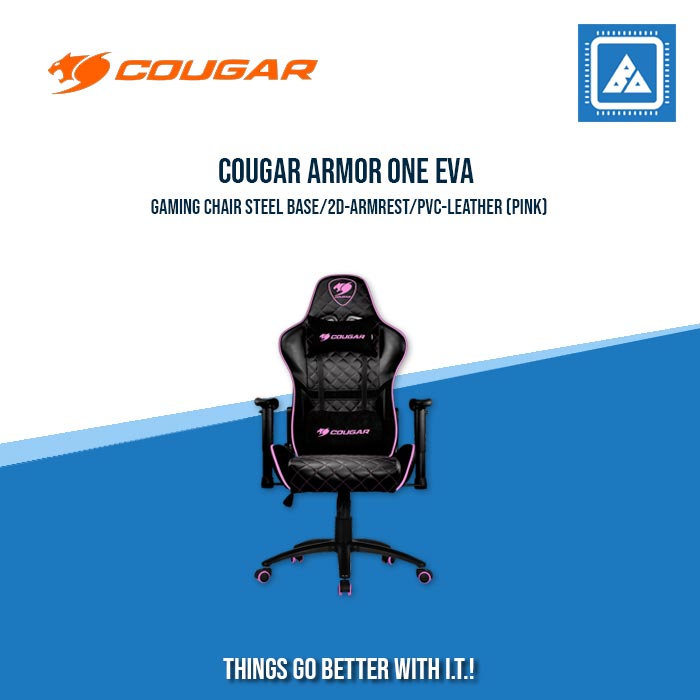 COUGAR ARMOR ONE EVA GAMING CHAIR STEEL BASE/2D-ARMREST/PVC-LEATHER COUGAR ARMOR ONE EVA GAMING CHAIR STEEL BASE/2D-ARMREST/PVC-LEATHER